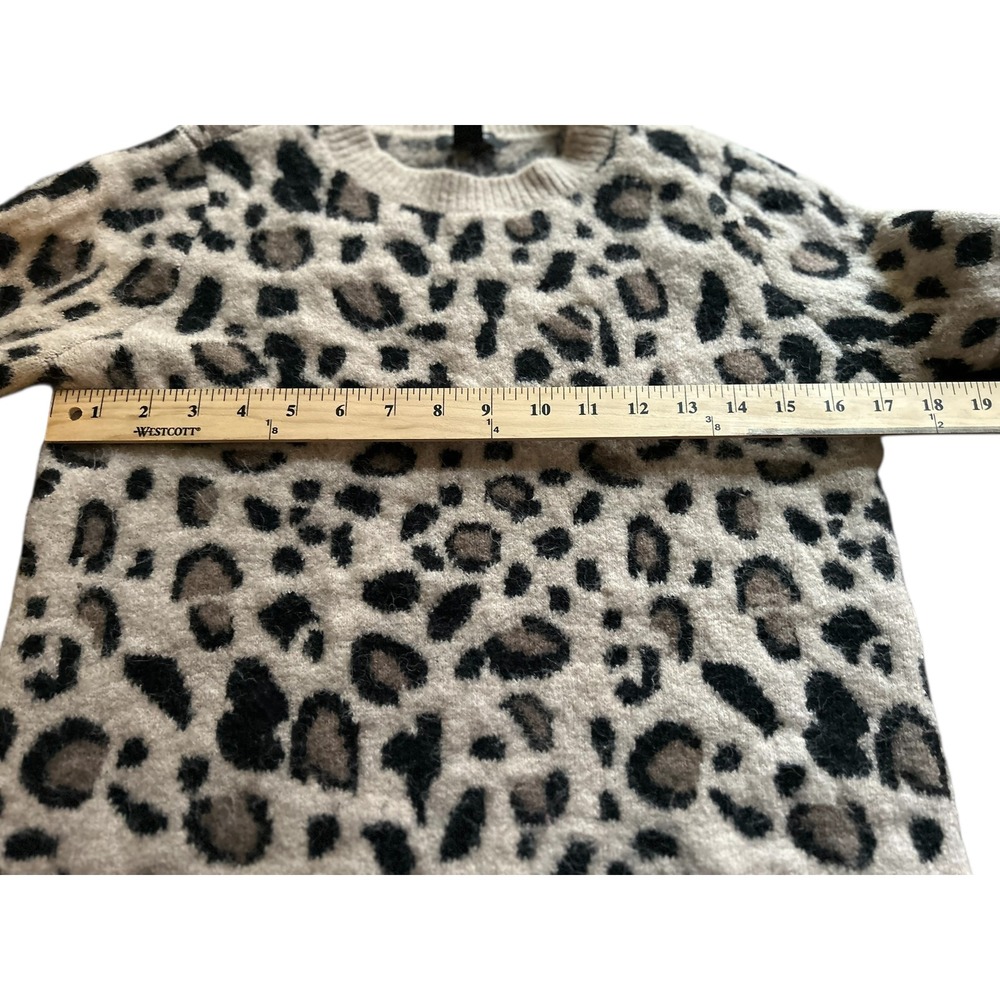 Halogen Leopard Print Pullover Sweater Women's Si… - image 6